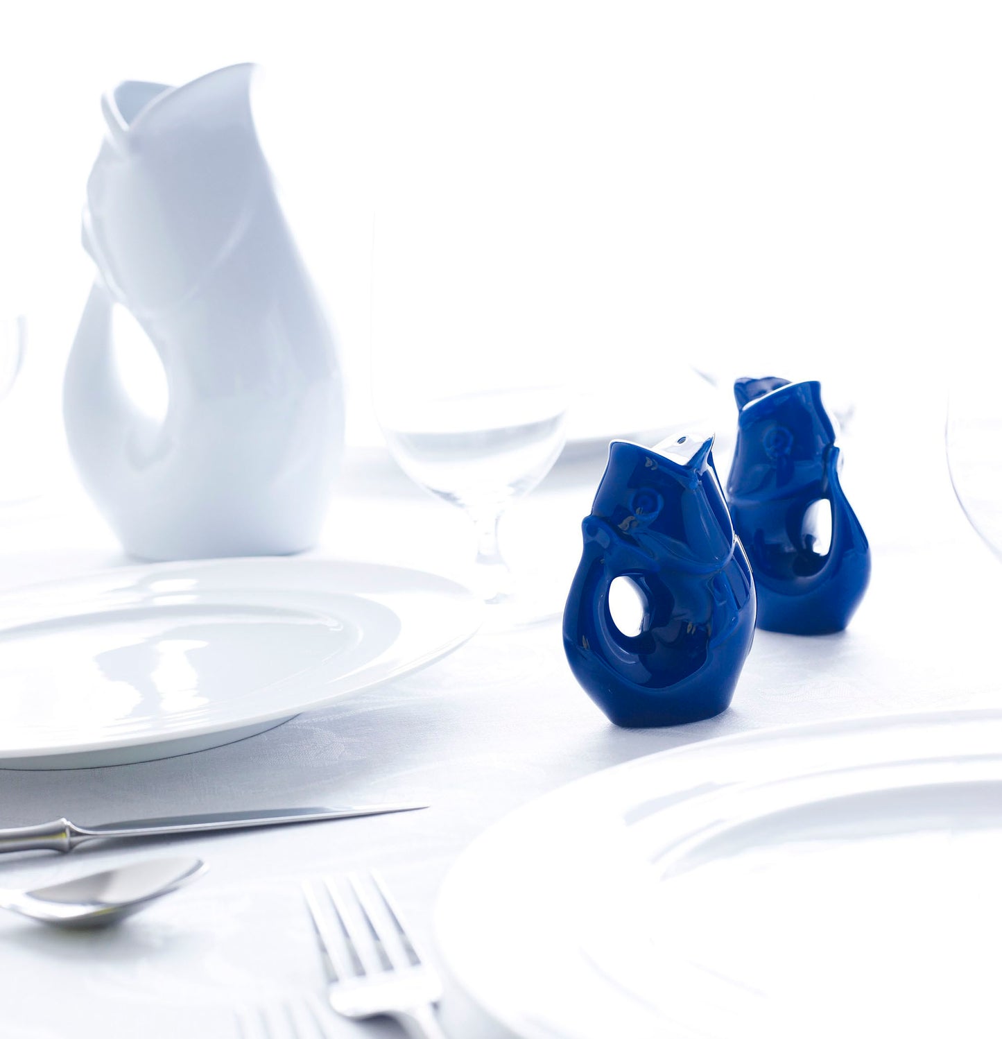 Salt & Pepper Cobalt GurglePot