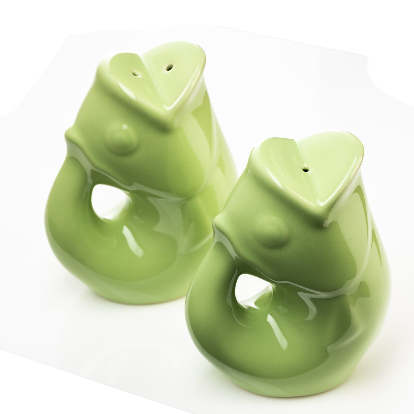Salt & Pepper Green GurglePot