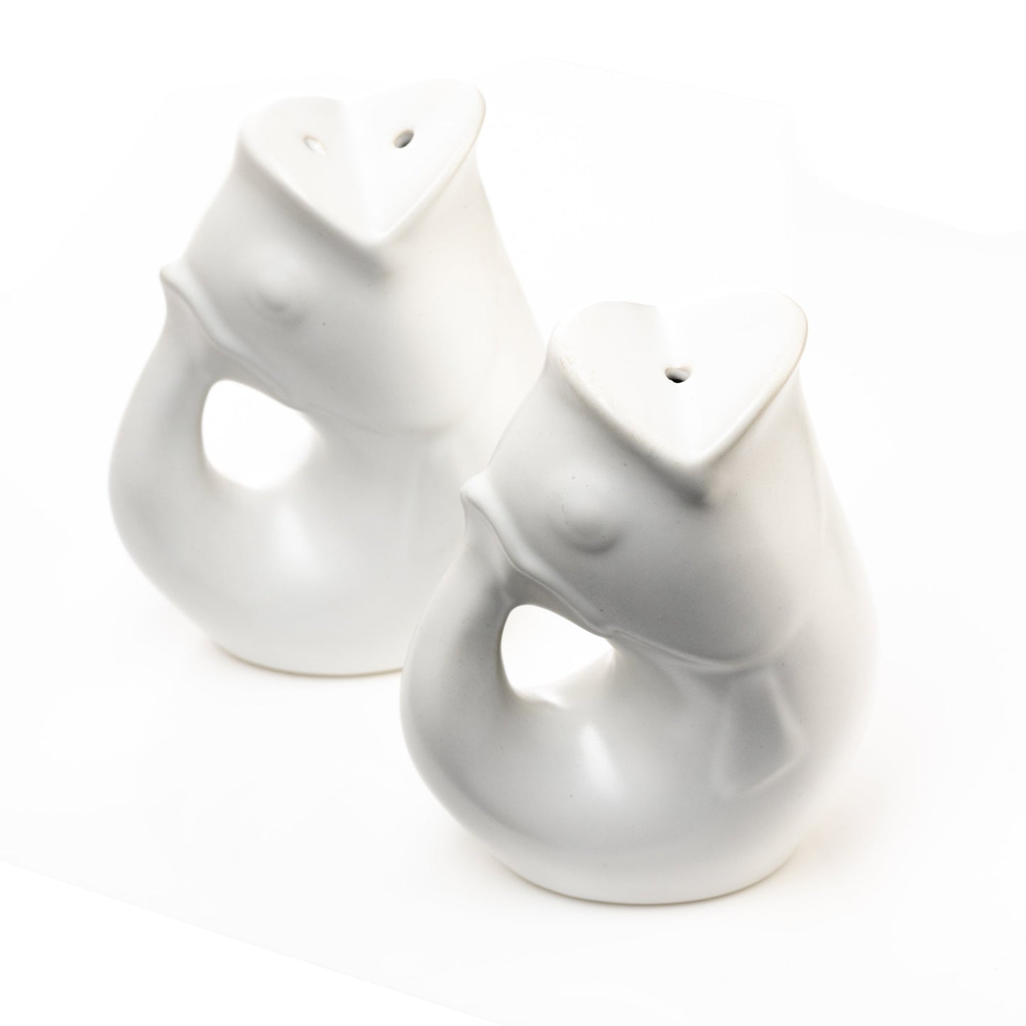 Salt & Pepper Matte White GurglePot