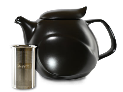 ChirpyPot Teapot Matte Black
